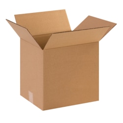 Partners Brand Corrugated Boxes 12" x 10" x 12", Kraft, Bundle of 25