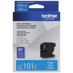 Brother® LC101 Cyan Ink Cartridge, LC101-C