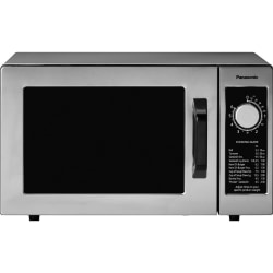 Panasonic 1000 Watt Commercial Microwave Oven NE-1025F - Single - 0.8 ft³ Capacity - Microwave - 1000 W Microwave Power - 120 V AC - FuseStainless Steel - Countertop - Stainless Steel