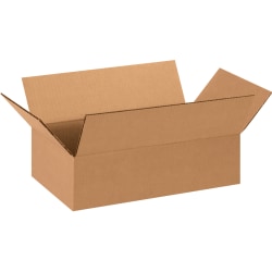 Office Depot® Brand Corrugated Boxes 14" x 8" x 4", Bundle of 25