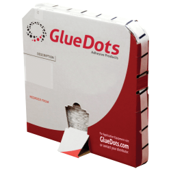 Glue Dots® Super High Tack Glue Dots, Medium Profile, 1/2", Clear, Pack Of 2,000