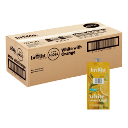 The Bright Tea Co.™ White With Orange Tea, Single-Serve Freshpacks, 0.25 Oz, Box Of 100