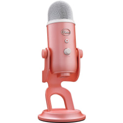 Blue Yeti Wired Microphone - Pink Dawn - Shock Mount, Desktop, Stand Mountable - USB