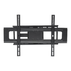 Manhattan TV & Monitor Mount, Wall, Full Motion, 1 screen, Screen Sizes: 37-65", Black, VESA 200x200 to 600x400mm, Max 50kg, LFD, Tilt & Swivel with 3 Pivots, Lifetime Warranty - Bracket - for LCD TV - heavy duty steel - black