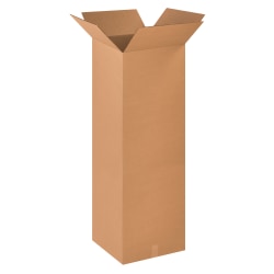 Partners Brand Corrugated Boxes 16" x 16" x 48", Bundle of 10