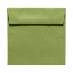 LUX Square Envelopes, 6 1/2" x 6 1/2", Peel & Press Closure, Avocado Green, Pack Of 1,000