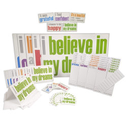 Inspired Minds Confidence Ultra Booster Set, Posters, Magnets, Notes, Page Keepers, Note Cards, 150 Pieces