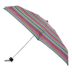 Totes Purse Umbrella, Small, Colorful Stripes