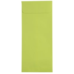 JAM PAPER #14 Policy Business Colored Envelopes, 5 x 11 1/2, Ultra Lime Green, 25/Pack