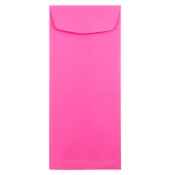 JAM Paper® Policy Envelopes, #11, Gummed Seal, Ultra Fuchsia Pink, Pack Of 25