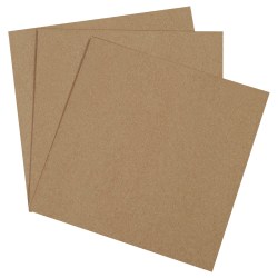 Partners Brand Chipboard Pads, 12" x 12", Kraft, Case Of 625