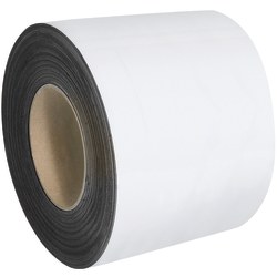 Partners Brand Magnetic Warehouse Label Roll, LH159, 4" x 100', White