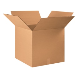 Partners Brand 22 x 22 x 20" Corrugated Boxes, Pack Of 10