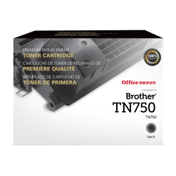Office Depot® Remanufactured Black Toner Cartridge Replacement For Brother® TN750, ODTN750