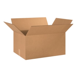 Partners Brand Corrugated Boxes 24" x 17" x 12", Bundle of 15