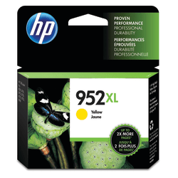 HP 952XL High-Yield Yellow Ink Cartridge, L0S67AN