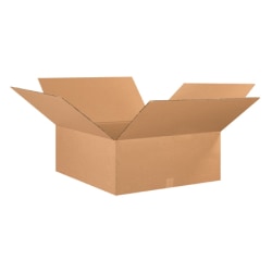 Partners Brand Corrugated Boxes 26" x 26" x 10", Kraft, Bundle of 10