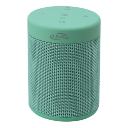 iLive ISBW108 Bluetooth® Waterproof Speaker, 3.5"H x 2.6"W x 2.6"D, Teal, ISBW108TQ