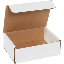 Partners Brand Corrugated Mailers 6" x 5" x 2", Pack of 50