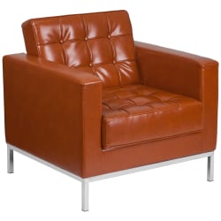 Flash Furniture HERCULES Lacey Series Guest Chair, Cognac