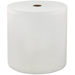 LoCor; Hardwound 1-Ply Paper Towels, 850' Per Roll, Pack Of 6 Rolls - 1 Ply - 7" Width x 850 ft Length - White - 6 Rolls Per Carton - 6 / Carton