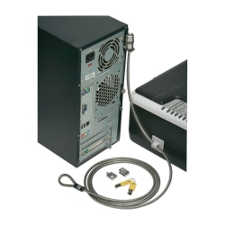 SKILCRAFT® Computer Lock Down Kit, Gray
