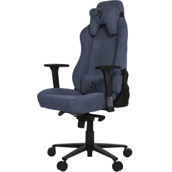Arozzi Vernazza Premium Ergonomic Fabric High-Back Gaming Chair, Blue/Black