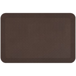 GelPro Designer Comfort Polyurethane Anti-Fatigue Mat For Hard Floors, 20" x 30", Basketweave Truffle