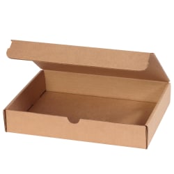 Partners Brand Literature Mailers, 18" x 12" x 3", Kraft, Pack Of 25