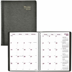 Brownline Monthly Planner, Julian Dates, Monthly, 14 Month, December 2024 to January 2026