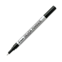 Pilot Extra-Fine Creative Marker - Extra Fine Point Type - 0.5 mm Point Size - Silver - Silver Barrel - 1 Each