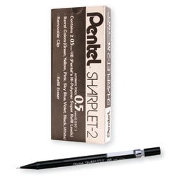 Pentel® Sharplet-2™ Automatic Pencil, 0.5 mm, Black, Pack Of 12