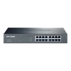 TP-Link® 16-Port Gigabit Ethernet Rackmount Switch, TL-SG1016D
