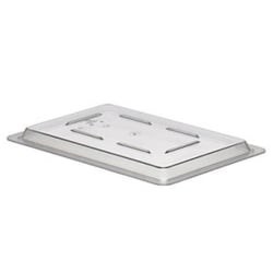 Cambro Snap-Tight Cover, 19 Qt, 1 1/4"H x 12"W x 18"D, Clear
