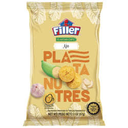 Filler Plantain Chips, Garlic, 2 Oz, Total Qty 1