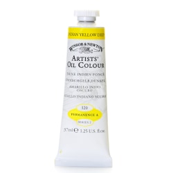 Winsor & Newton Artists' Oil Colors, 37 mL, Indian Yellow Deep, 320, Pack Of 2