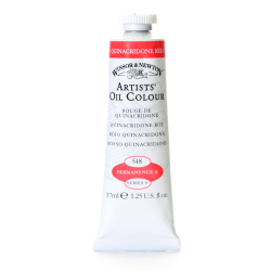 Winsor & Newton Artists' Oil Colors, 37 mL, Quinacridone Red, 548