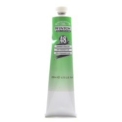 Winsor & Newton Winton Oil Colors, 200 mL, Permanent Green Light, 48