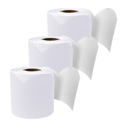 Carson Dellosa Education Rolled Scalloped Bulletin Board Border, Whisper Gray, 65 Feet, Pack Of 3