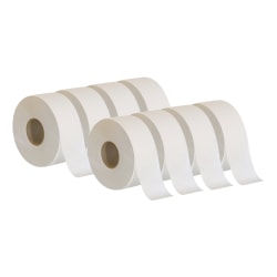 Pacific Blue Basic™ by GP PRO Jumbo 1-Ply High-Capacity Toilet Paper, Pack Of 8 Rolls