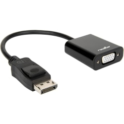 Rocstor DisplayPort to VGA Video Adapter Converter - Cable: 5.9" - 5.90" DisplayPort/VGA Video Cable  - Y10A102B1