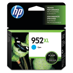 HP 952XL Cyan High-Yield Ink Cartridge, L0S61AN