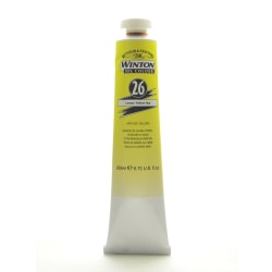 Winsor & Newton Winton Oil Colors, 200 mL, Lemon Yellow Hue, 26