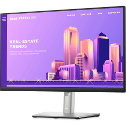 Dell P2422H 24" Class Full HD LED Monitor - 16:9 - Black, Silver - 23.8" Viewable - In-plane Switching (IPS) Technology - WLED Backlight - 1920 x 1080 - 16.7 Million Colors - 250 Nit Typical - 5 ms GTG (Fast) - HDMI - VGA - DisplayPort - USB Hub