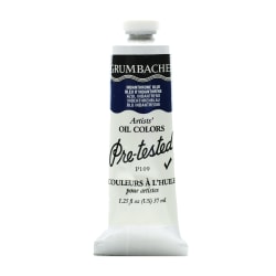 Grumbacher P109 Pre-Tested Artists' Oil Colors, 1.25 Oz, Indanthrone Blue