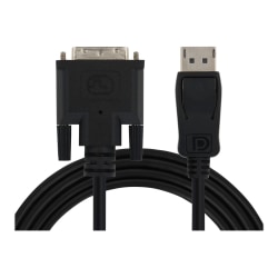 VisionTek DVI to DisplayPort 1.5M Active Cable (M/M) - DisplayPort Digital Audio/Video - DVI Video