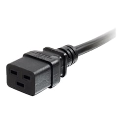 C2G 6ft 14AWG 125 Volt Power Cord (NEMA 5-15P to IEC320 C19) - For PDU, Server - 14 Gauge - 125 V AC - Black - 6 ft Cord Length