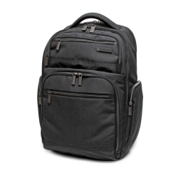 Samsonite® Modern Utility Double Shot Laptop Backpack, Charcoal Heather