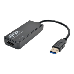 Tripp Lite U344-001-HDMI-R SuperSpeed USB 3.0 to HDMI™ Dual-Monitor External Video Graphics Card Adapter, 512MB SDRAM, Black