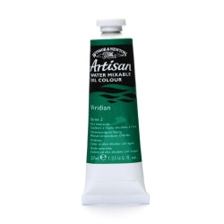 Winsor & Newton Artisan Water Mixable Oil Colors, 37 mL, Veridian, 692, Pack Of 2